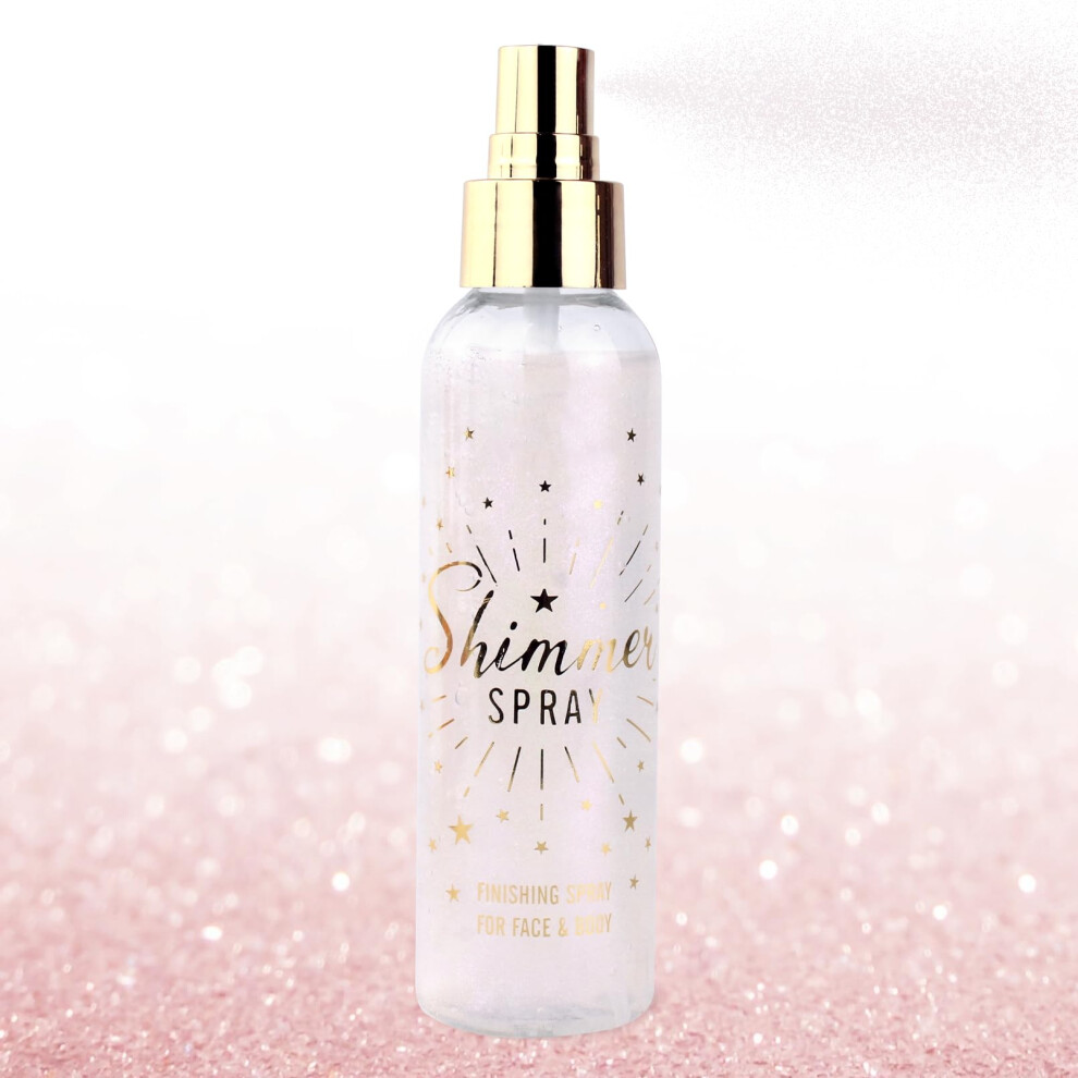 Light Pink Body Glitter Spray with LongLasting Face and Body Shimmer for Festival and Party Use