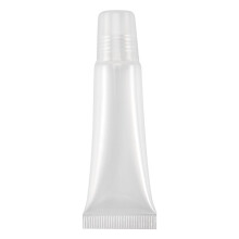 100 Pcs 10Ml Distribution Bottle Lip Gloss Tubes, Empty Clear Lotion Containers Tubes for Cosmetics DIY, Oblique Mouth