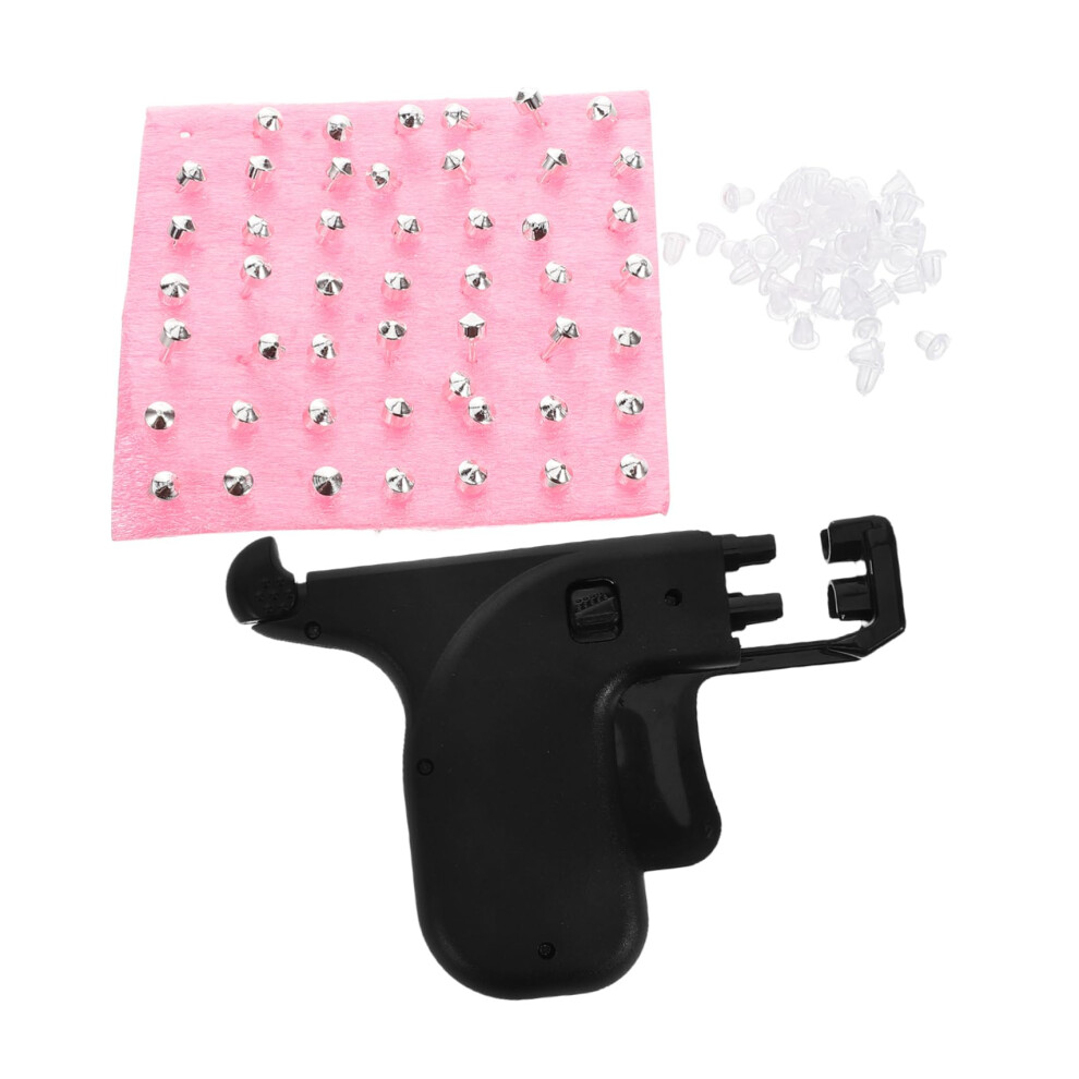 Professional Stainless Steel Ear Piercing Kit with Precision Alignment for Home and Salon Use