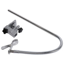 Suporte para secador de cabelo mãos-livres para mesa de tosa de animais de estimação, suporte giratório de 360 graus com fixação ajustável por