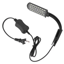 Lampada a clip per acquario a LED, illuminazione completa con interruttore on/off resistente, alta luminosità e risparmio energetico per acqua