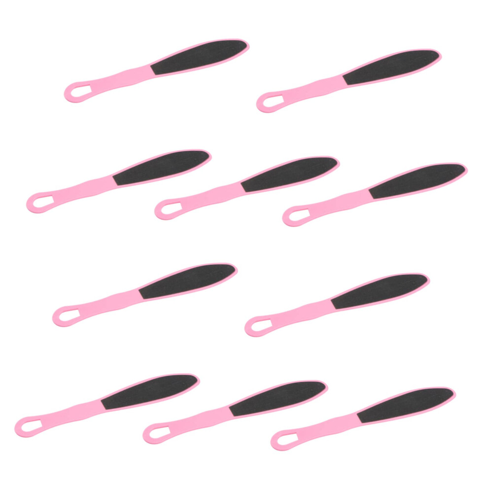 10pcs DoubleSided Foot File Callus Remover with Ergonomic Grip for Home Pedicure Care