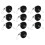 10pcs Wide Durability Rubber Bungees Strap with-Black 2 Meter 1