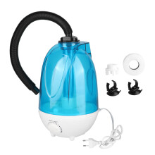 Umidificador/Nebulizador para Anfíbios Tropicais e Répteis com Tubo Extensor, Tanque Grande, Umidificação Silenciosa, Botão de Controle de