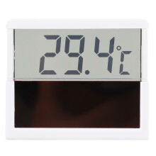 Digital LCD-skjerm Akvariumtilbehør Fiskekarstermometer Vanntemperaturmåler Ministørrelse Kompakt design Lettlest Selvklebende design Brukervennlig