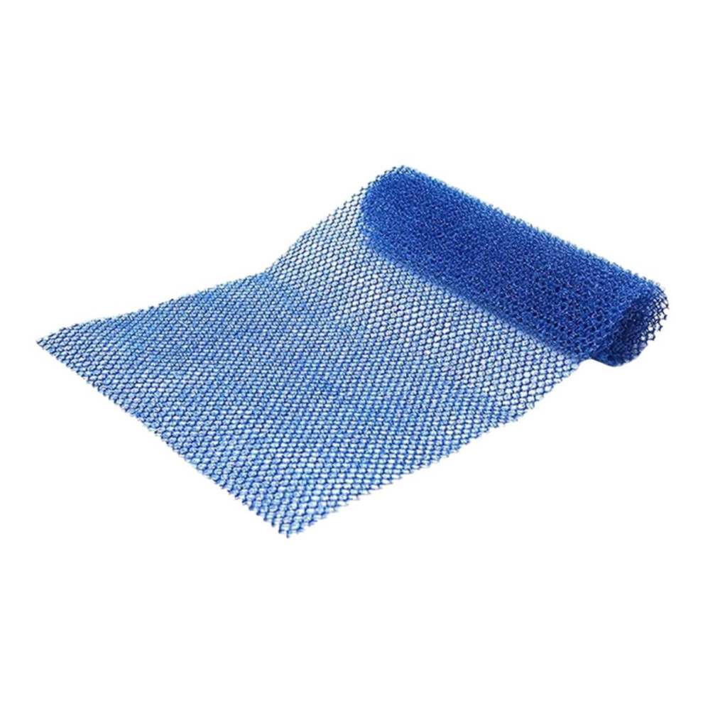 Blue African Exfoliating Bath Sponge Nylon Body Scrubber For Deep Cleansing And Gentle Exfoliation