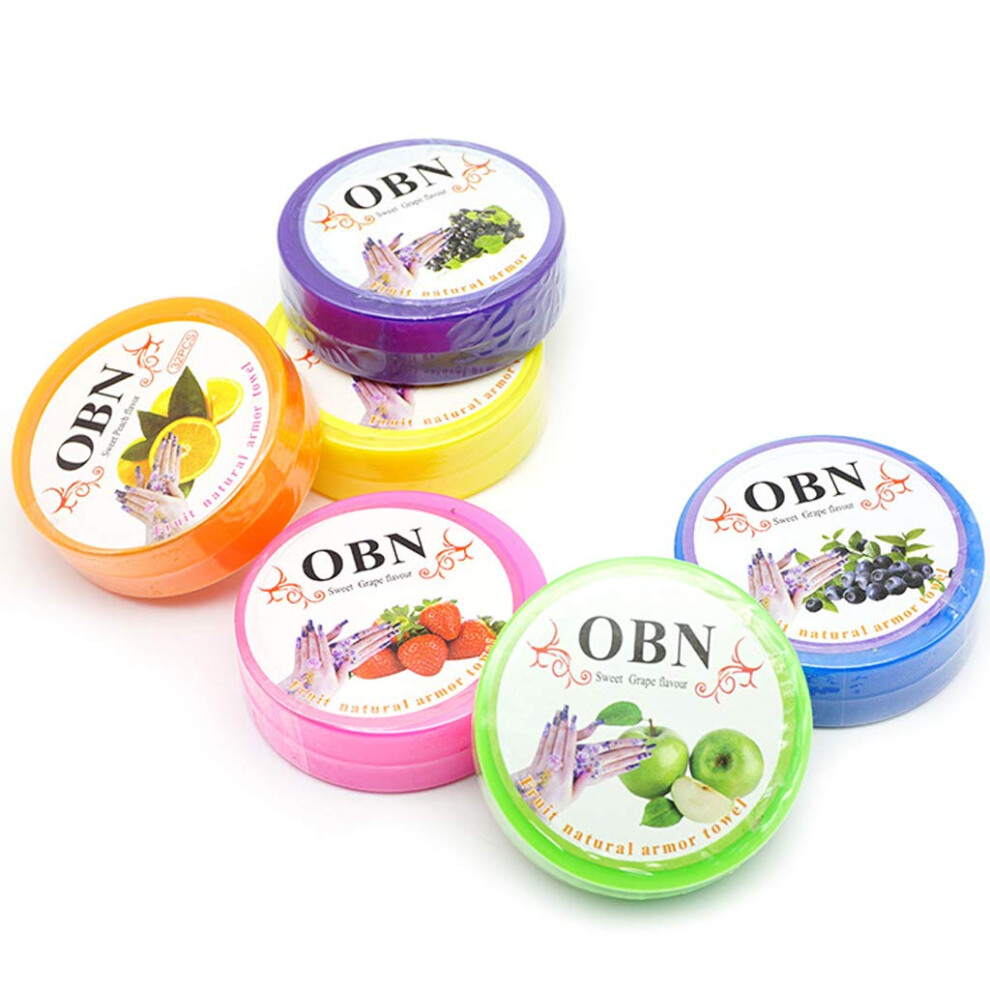 Lint Nail Polish Remover Pads with Fruit Scent, Gentle Nail Art Gel Cleaner Wipes