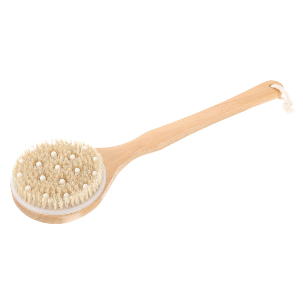 Back Scrubber Long Handle Shower Brush with Gentle Exfoliating Bristles for HardtoReach Areas