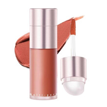 DoubleEnded Blush Stick with Cream Formula, Soft Matte Finish and BuiltIn Blending Brush
