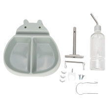 Abreuvoir automatique anti-poussière et sans fuite pour une hygiène optimale. Fontaine à eau suspendue, facile à utiliser pour petits animaux