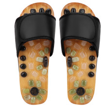 Ergonomiset refleksologiset sandaalit akupunktio luonnonmukulakivihierontakengät liukumattomat muotoilut säädettävä hihna edistää