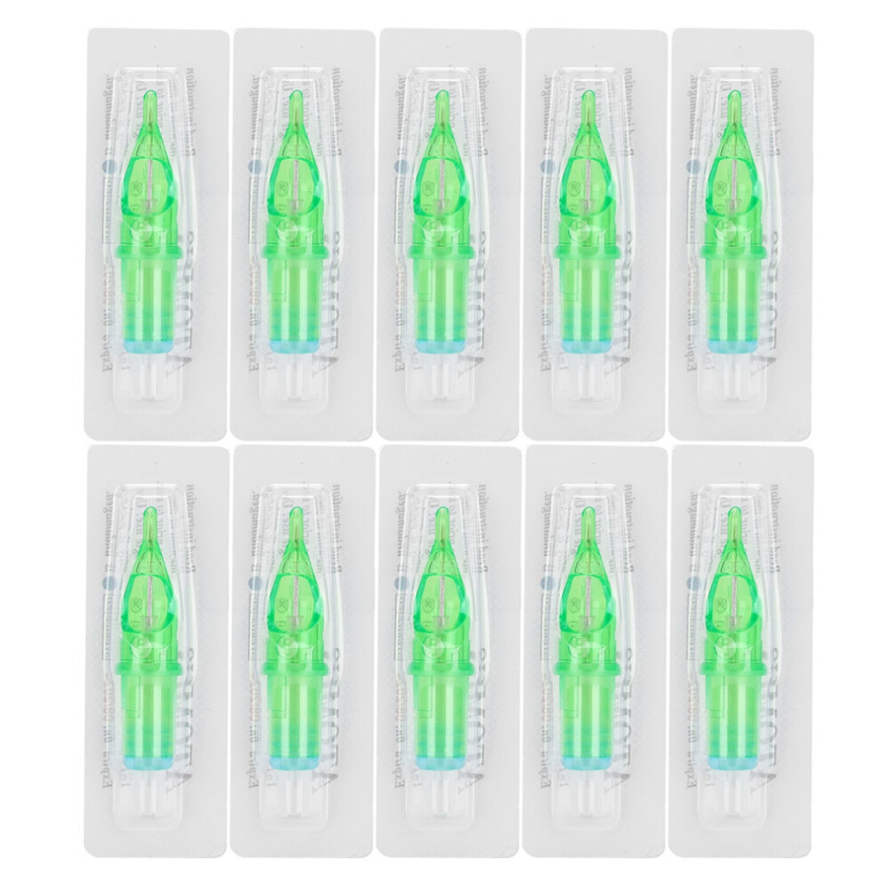 Disposable Membrane Tattoo Needles Set Mixed Size Sterilized By EO Gas Anti Backflow Design For Most Tattoo Machines Sharp And Smooth Use