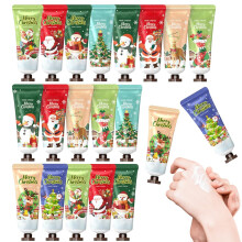Christmas Hand Cream Set 20pcs Moisturizing Holiday Gift Lotions with Festive Scents for Dry Hands