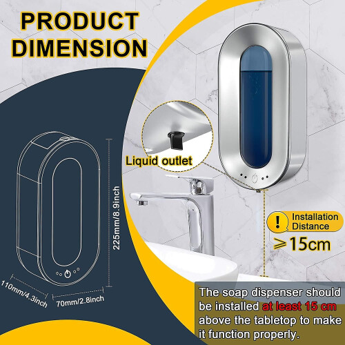 700ml automatický bezdotykový dávkovač vody 1
