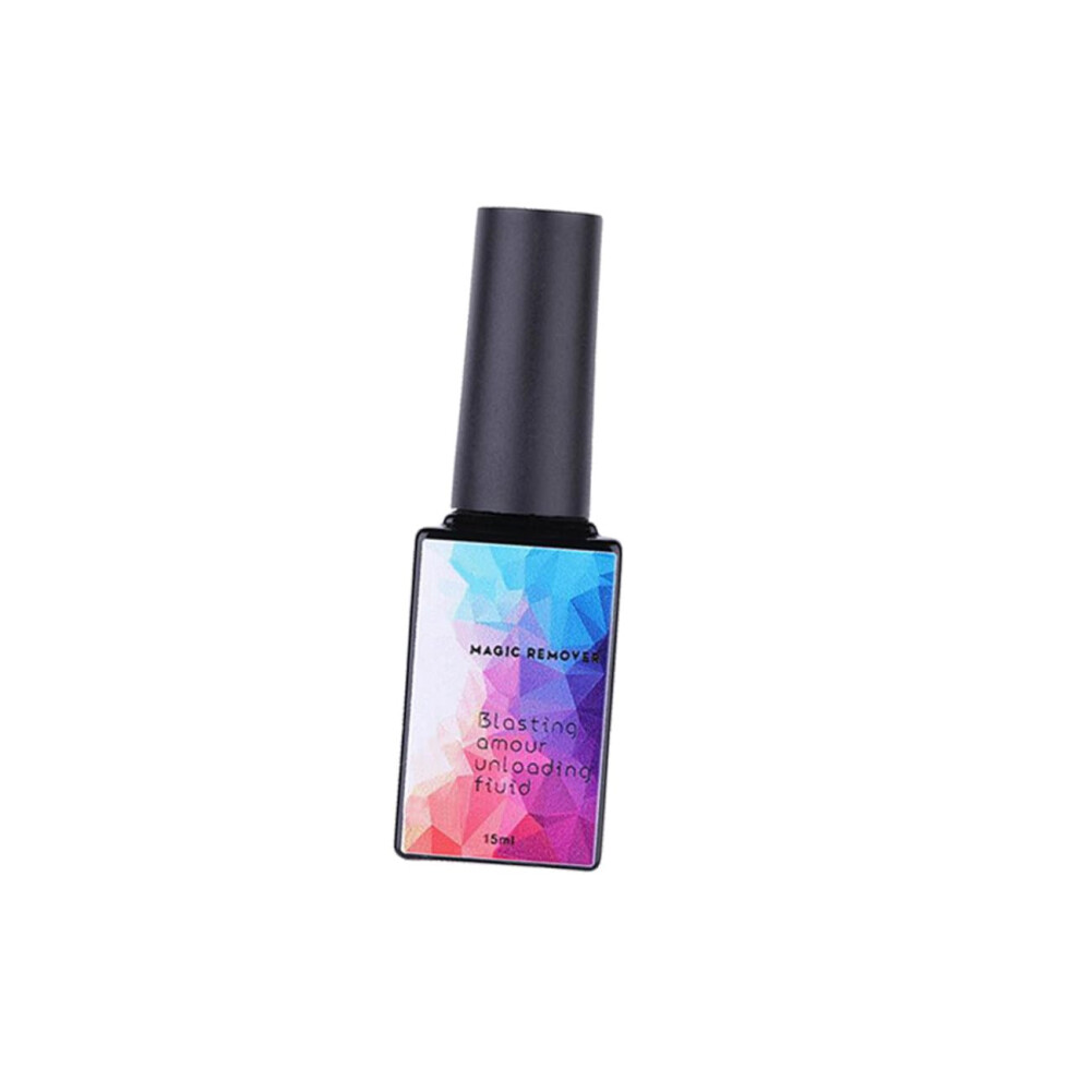 Gel Nail Polish Remover with Brush Applicator for Fast Soak Off and Gentle Nail Care at Home or Salon
