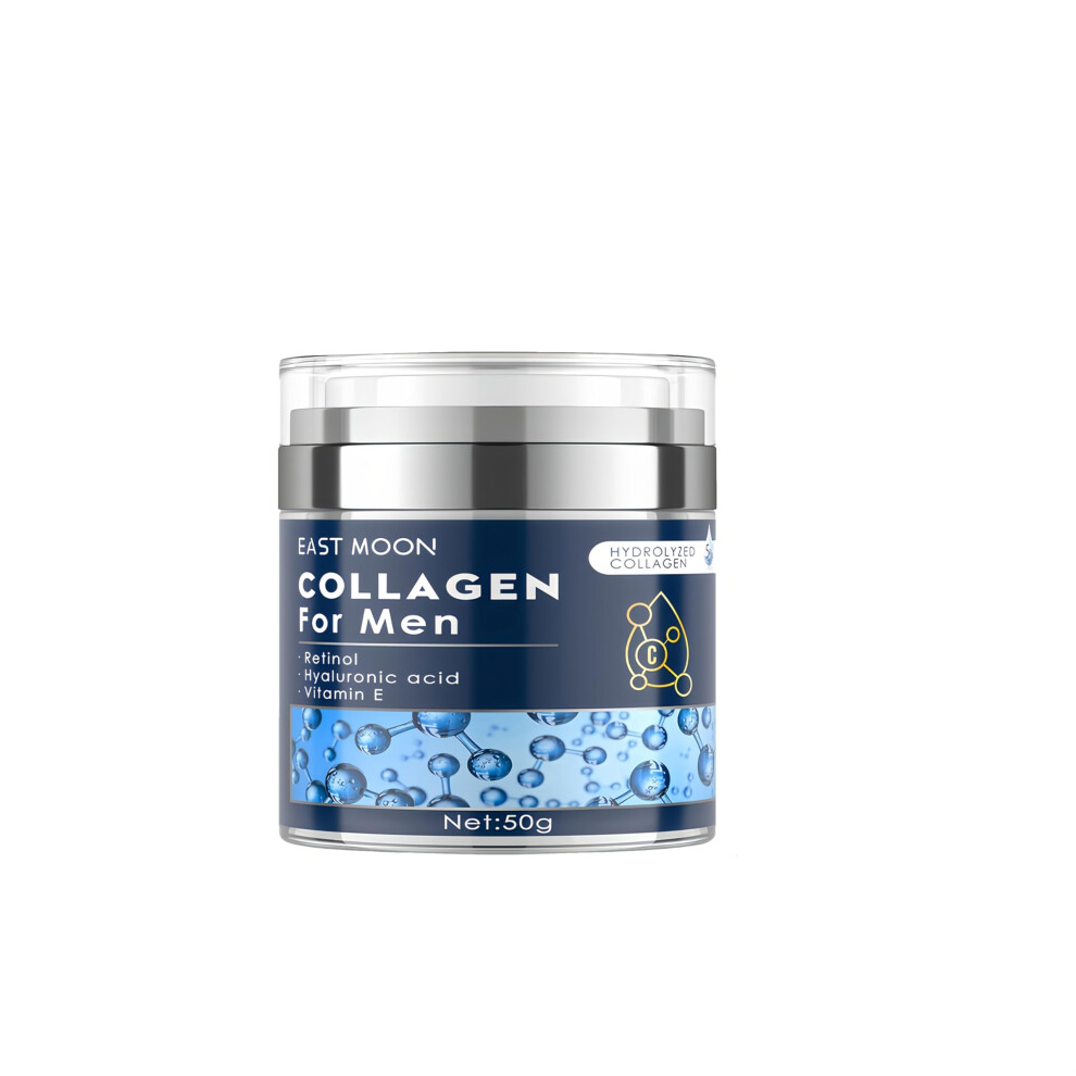 Cream Men's Antiaging Face With Retinol And Hyaluronic Acid, Reduce Wrinkles, Deep Hydration 1.76Oz