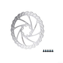 CNC Milled Bicycle Disc Brake Rotor 180mm 6 Bolt Mount for MTB Road Bike