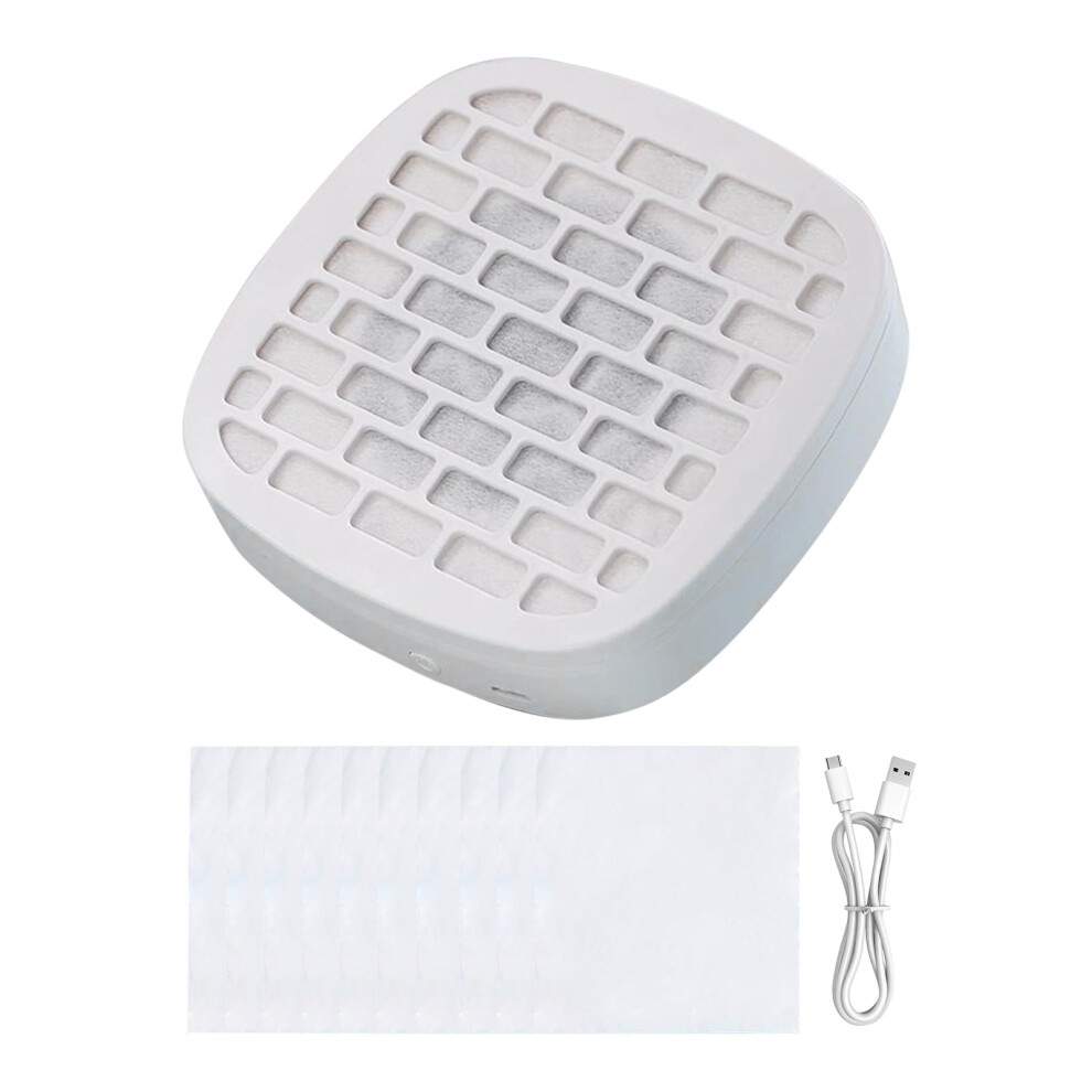 Nail Dust Collector with Strong Suction, USB Rechargeable Quiet Vacuum for Manicure and Pedicure