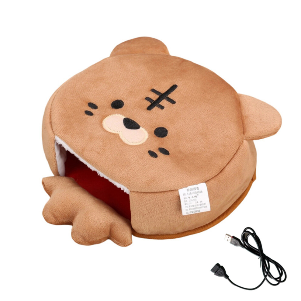 Plush Heated Mouse Pad With Detachable Wrist Support Safe-2 3 7755000348951