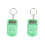 Pocket Calculator Keychain with Lid Keyring Holder-Green 1