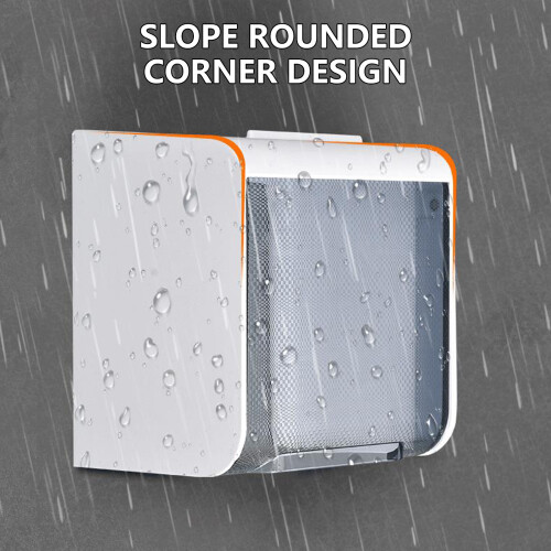 86 Type Dustproof Box Socket Waterproof Box Plastic-Gray 1