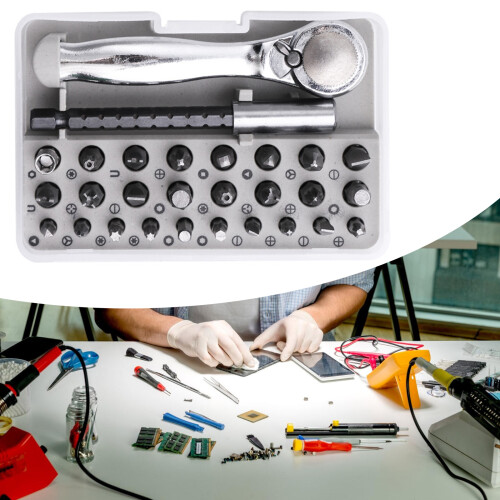 Ergonomic Handle Mini Ratchet Wrench Set Right Angles 1