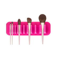 Support de séchage de brosses sans poinçon,-rose rouge