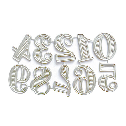 Numbers Embossing Die Cuts for Birthday Card Making DIY Craft