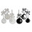 Matrices de découpe de gaufrage en forme de boule, ballons, 2