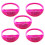 5pcs Sound Controlled LED Bracelets Glow Flashing Bangle-Pink 1