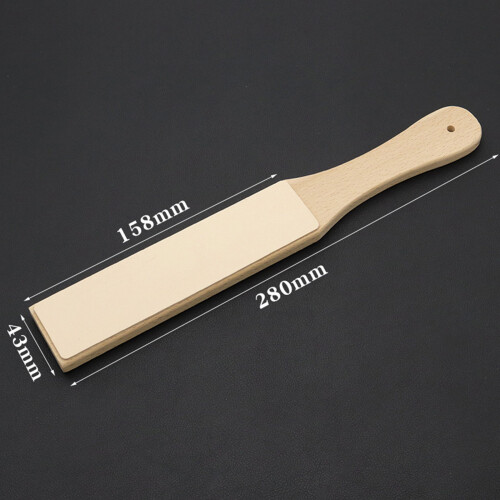 2 Sided Knife Stropping Paddle Block for Sharpening & Honing 1