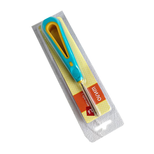 Leathers Craft Awl Tool Hole Maker with Non-slip Rubber Handle