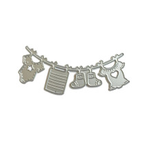 Baby Clothes Shape Die Cut Templates Metal Embossing-Violet