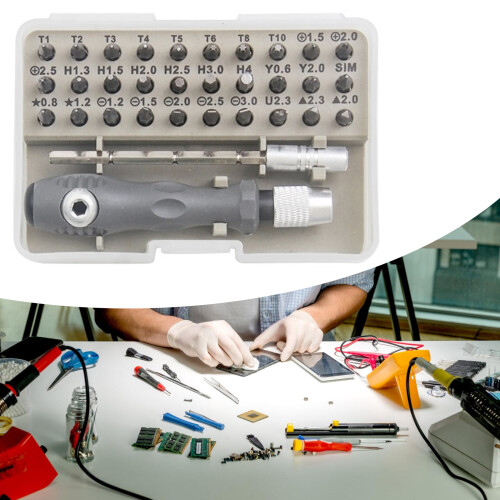 Precisions Phone Repair Toolkit with Magnetic Bits Featuring 1