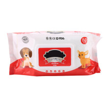 Pleasant Fragrance Pet Wipes Natural Ingredients With Low Allergenic Properties Multi Purpose Pet Wipes Tear Stain Remover Portable Packaging Gentle C