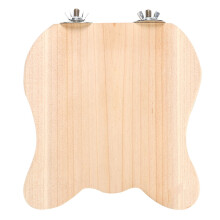 Plataforma de madeira para hamster, plataforma de madeira natural para pequenos animais, brinquedo para esquilos com área de descanso e brincadeira,