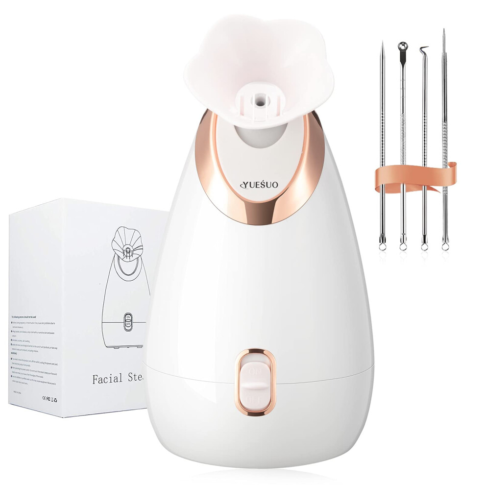 Black Nano Ionic Facial Steamer With Aromatherapy For Deep Hydration, Pore Cleansing And Sinus Relief
