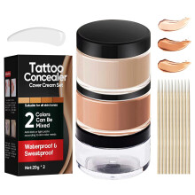 Tattoo Cover Up Makeup Waterproof Sweatproof Full Coverage Concealer for Scars Birthmarks