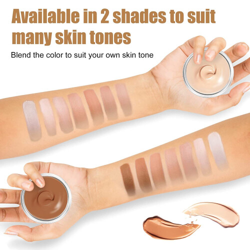 Tattoo Cover Up Makeup Waterproof Sweatproof Full Coverage Concealer for Scars Birthmarks 2