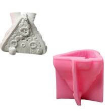 Moules de bougies en Silicone pour tente 3D, moules en Silicone