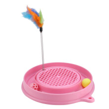Balle interactive pour chat à roulement rapide, jouet pour chat à gazouillis activé par le mouvement, balle rechargeable pour chat avec lumière