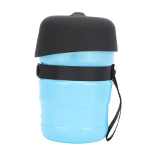 Food Grade Material Dog Water Bottle With Leak Proof Seal, Foldable Bowl And Easy Squeeze Design, Portable Pet Dispenser For Camping Trips Featuring C