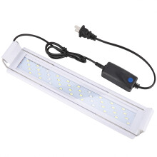 Lumină de acvariu cu spectru complet, luminozitate reglabilă, suporturi extensibile, CRI ridicat, lumină pentru acvariu, LED-uri super luminoase,