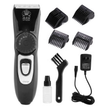 Máquina de tosa ajustável para cães, elétrica, silenciosa e recarregável, sem fio, com cabeça de corte rotativa de 5 velocidades e lâmina