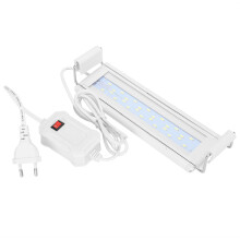 Lampada per acquario a LED a spettro completo super luminosa con timer LED RGB Lampada per acquario Staffe estensibili Illuminazione regolabile