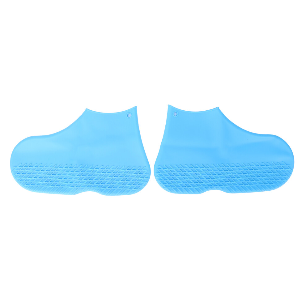 Elastic Waterproof Rain Shoe Covers Reusable Non Slip Overshoes For Men Women Foldable Silicone Galoshes Protective Footwear Cover Comfortable Light