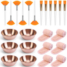 24 Piece Facial Care Kit with Professional Skincare Tools for Sensitive Skin, Home and Spa Use