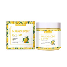 Mango Shea Butter Body Butter with Aloe, Deep Moisturizing Cream for Dry Skin, 3.53 oz