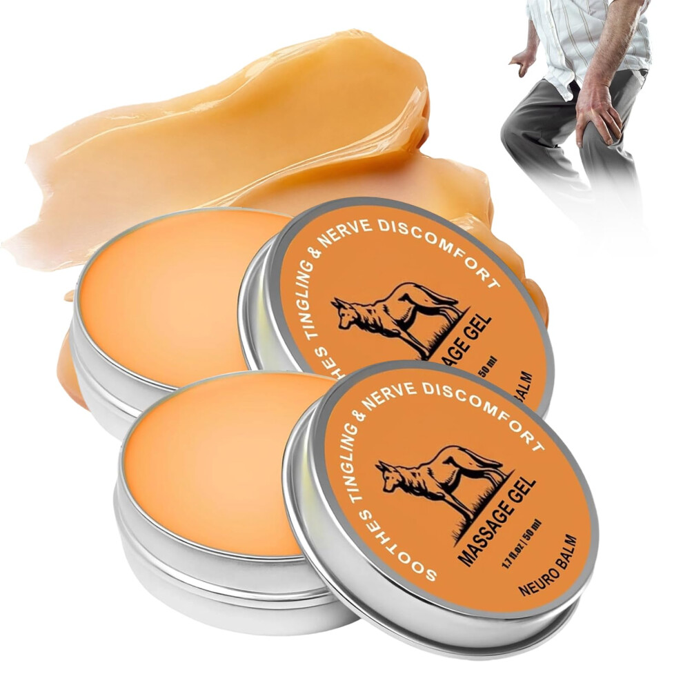 Cream Muscle And Joint Balm Twin Pack, Natural Pain Relief With Fastabsorbing Cooling Formula