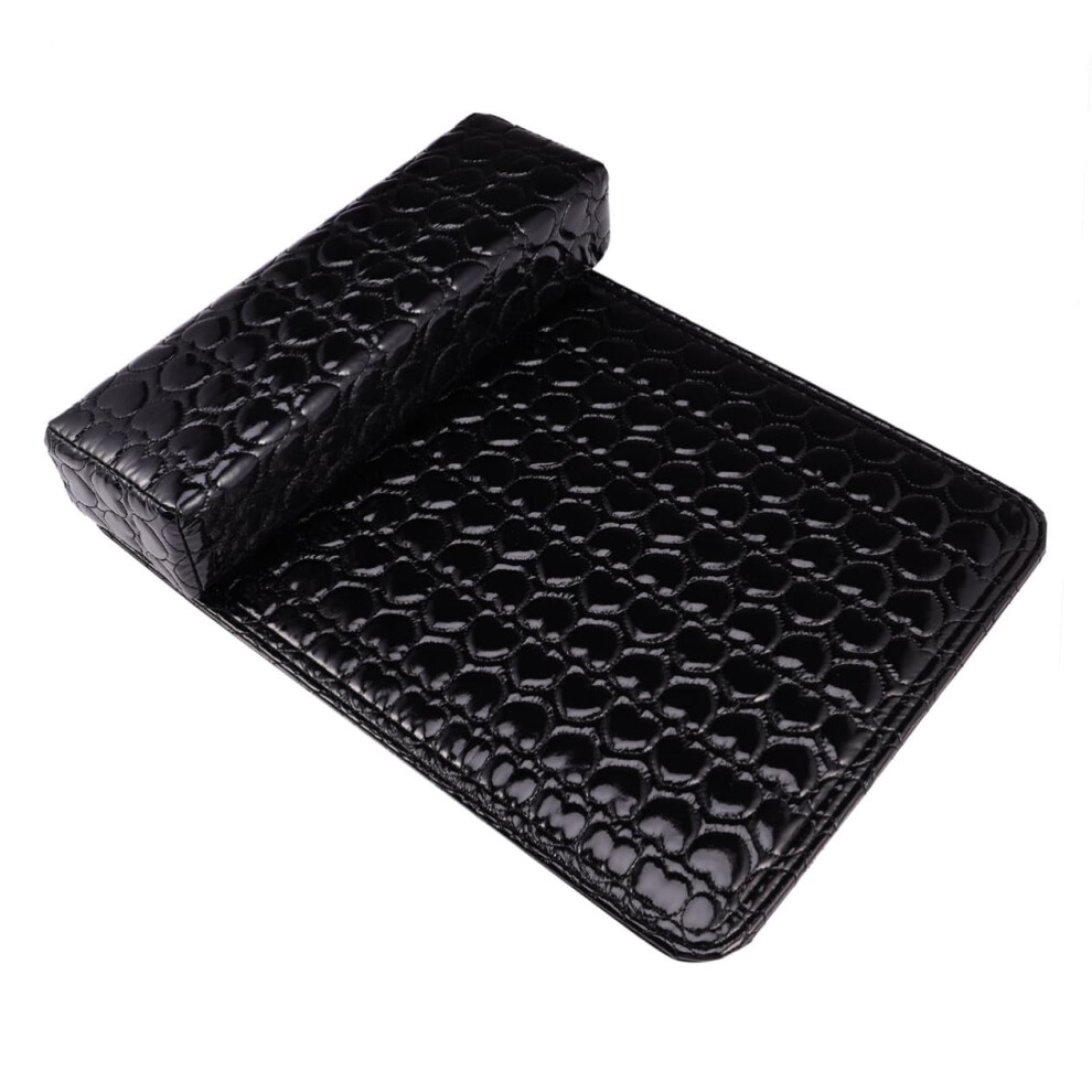 Manicure Hand Rest Cushion PU Leather Nail Art Pillow with Comfortable Wrist Support and NonSlip Base